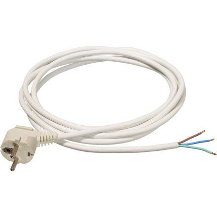 Szerelhető MT flexo kábel,3m , HO5VV-F, 3x1,5mm2, fehér 321394