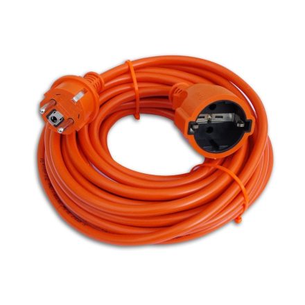 Hosszabbító H05VV-F 3G1,5 mm2  20m, narancs