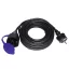 Kültéri lengő hosszabbító 20 m H07RN-F 3x1.5 mm² gumi kábellel, IP44