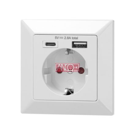 1-es dugalj A+C USB csatlakozóval