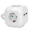 Asztali eloszó 4-es+USB Cube