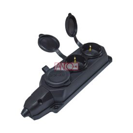 Elosztó 3-as szerelhető gumis, IP44