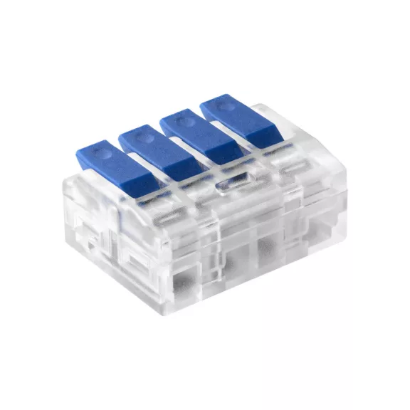 4 pólusú vezetékösszekötő 4 db 4 pólusú vezetékösszekötő 4 db