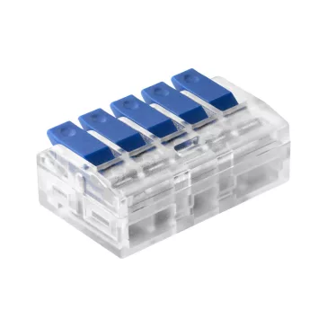 5 pólusú vezetékösszekötő 4 db