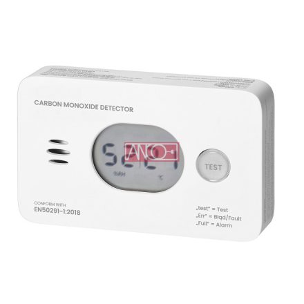 Szénmonoxid érzékelő LCD kijelzővel