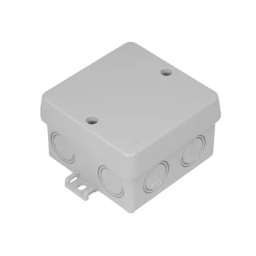 Kötődoboz 75x75x50mm IP67 perforált oldalfalú