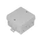 Kötődoboz 75x75x50mm IP67 perforált oldalfalú