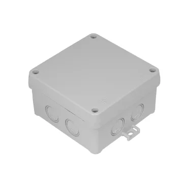 Kötődoboz 100x100x60mm IP67 perforált oldalfal