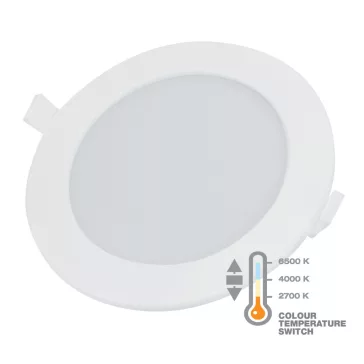 Led panel 18W, kerek, süllyesztett