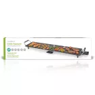 Nedis FCTE110EBK90 teppanyaki látvány grillsütő, 1800W, szabályozható hőmérséklet, csepptálca