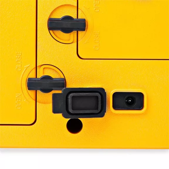 Nedis RDFM3100YW munka rádió, FM, bluetooth, rezgéscsillapítás, 15W, 20 FM állomás, 3,5 mm audióbemenet