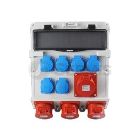   SZERELT IPARI DOBOZ 300X340, IP44, 6X(2P+F)+3X(5X32A)+1X(5X32A), 14 MODULOS