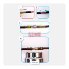 Zsugorcsöves toldó szett, 100db