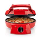 Nedis FCPM100FRD pizza- és grillsütő ,30 cm ,Állítható hőmérséklet-szabályozás ,1800 W