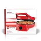 Nedis FCPM100FRD pizza- és grillsütő ,30 cm ,Állítható hőmérséklet-szabályozás ,1800 W