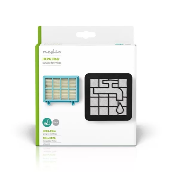 Nedis VCFI223HEP Philips HEPA filter / szűrő szett H11, FC9331/09, FC9332/09, FC8010/01 Nedis VCFI223HEP Philips HEPA filter / szűrő szett H11, FC9331/09, FC9332/09, FC8010/01
