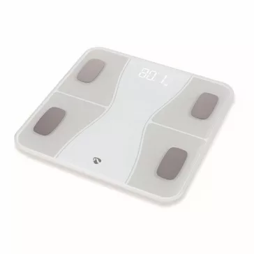   Nedis BTHPS11WT Bluetooth® okos személy mérleg, max. terhelés 180kg, Android™ / IOS