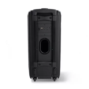   Nedis SPPT2480BK bluetooth hangszóró, 2x 5.25" mélynyomó, 2 x 2" magassugárzó, 240W, 5 óra lejátszási idő, akku