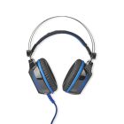 Nedis GHST500BK USB gamer headset, 7.1 térhatás, LED világítás, 2,1m kábel