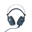 Nedis GHST500BK USB gamer headset, 7.1 térhatás, LED világítás, 2,1m kábel