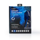 Nedis GHST500BK USB gamer headset, 7.1 térhatás, LED világítás, 2,1m kábel