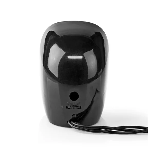 Nedis CSPR10020BK PC hangszóró 2.0, 12 W, 3,5mm sztereo jack, USB-ről táplált, hangerőszabályzó Nedis CSPR10020BK PC hangszóró 2.0, 12 W, 3,5mm sztereo jack, USB-ről táplált, hangerőszabályzó
