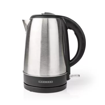   MELISSA vízforraló 2200W, 1,7 l, rozsdamentes acél, 360°-ban forgatható, Rejtett fűtőszál, Strix® vezérlő
