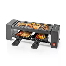   MELISSA raclette - gourmet - grill sütő, 2 személyes, 400 W | 23 x 10 cm | Tapadásmentes bevonat