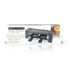 MELISSA raclette - gourmet - grill sütő, 2 személyes, 400 W | 23 x 10 cm | Tapadásmentes bevonat
