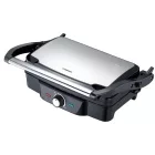 MELISSA Panini / Asztali grillsütő / kontakt grill 1600 W fekete / rozsdamentes acél burkolat, hőfokszabályzó