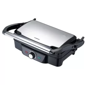   MELISSA Panini / Asztali grillsütő / kontakt grill 1600 W fekete / rozsdamentes acél burkolat, hőfokszabályzó