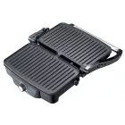 MELISSA Panini / Asztali grillsütő / kontakt grill 1600 W fekete / rozsdamentes acél burkolat, hőfokszabályzó