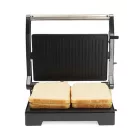 MELISSA Panini grillsütő 1000 W fekete, tapadásmentes bevonat és túlmelegedés elleni védelem
