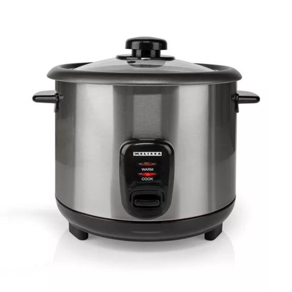 MELISSA rizsfőző, 1,5 l | 500 W | Tapadásmentes bevonat | Kivehető tál | Párolókosár | Melegen tartó funkció MELISSA rizsfőző, 1,5 l | 500 W | Tapadásmentes bevonat | Kivehető tál | Párolókosár | Melegen tartó funkció
