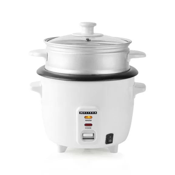 MELISSA rizsfőző, 0,6 l | 300 W | Tapadásmentes bevonat | Kivehető tál | Automatikus kikapcsolás MELISSA rizsfőző, 0,6 l | 300 W | Tapadásmentes bevonat | Kivehető tál | Automatikus kikapcsolás