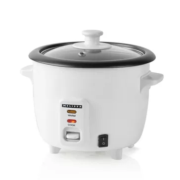   MELISSA rizsfőző, 0,6 l | 300 W | Tapadásmentes bevonat | Kivehető tál | Automatikus kikapcsolás