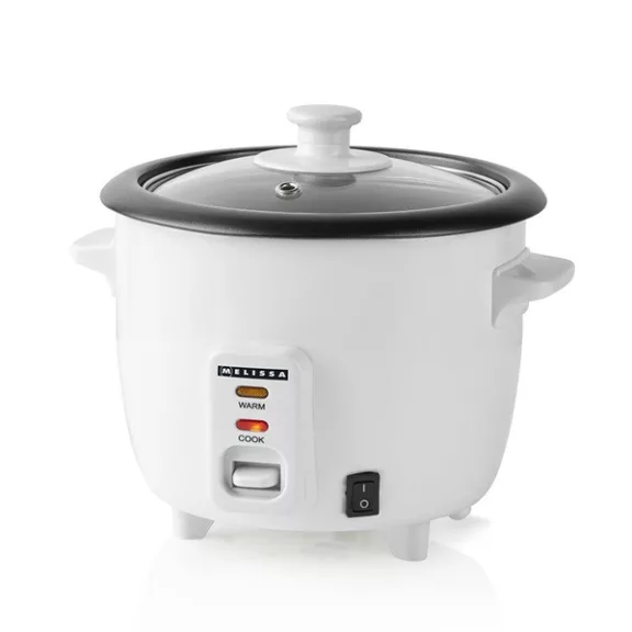 MELISSA rizsfőző, 0,6 l | 300 W | Tapadásmentes bevonat | Kivehető tál | Automatikus kikapcsolás MELISSA rizsfőző, 0,6 l | 300 W | Tapadásmentes bevonat | Kivehető tál | Automatikus kikapcsolás