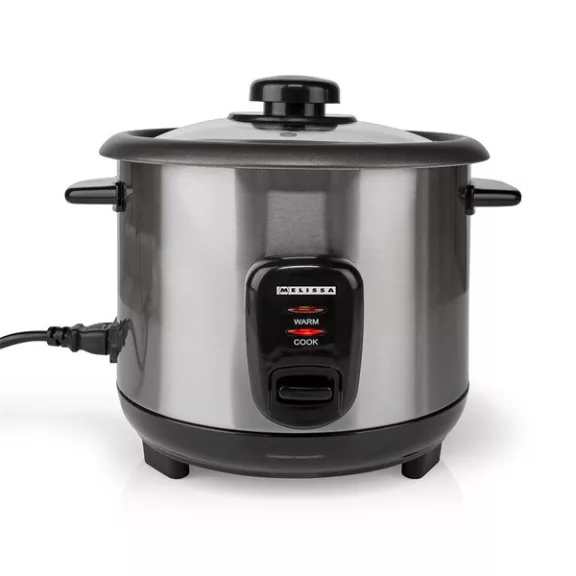 MELISSA rizsfőző, 1 l | 400 W | Tapadásmentes bevonat | Kivehető tál | Párolókosár | Melegen tartó funkció MELISSA rizsfőző, 1 l | 400 W | Tapadásmentes bevonat | Kivehető tál | Párolókosár | Melegen tartó funkció