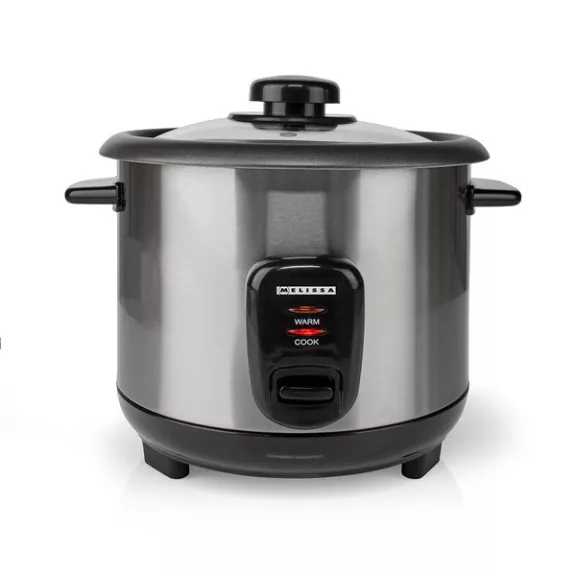 MELISSA rizsfőző, 1 l | 400 W | Tapadásmentes bevonat | Kivehető tál | Párolókosár | Melegen tartó funkció MELISSA rizsfőző, 1 l | 400 W | Tapadásmentes bevonat | Kivehető tál | Párolókosár | Melegen tartó funkció