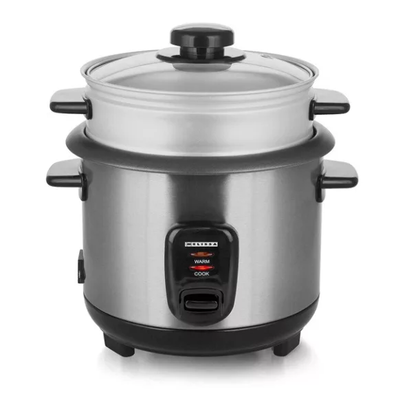 MELISSA rizsfőző, 1 l | 400 W | Tapadásmentes bevonat | Kivehető tál | Párolókosár | Melegen tartó funkció MELISSA rizsfőző, 1 l | 400 W | Tapadásmentes bevonat | Kivehető tál | Párolókosár | Melegen tartó funkció