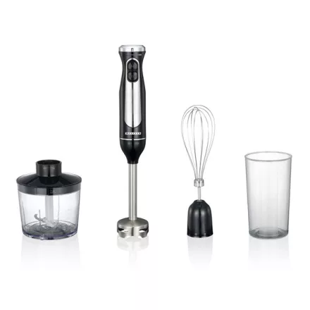 MELISSA botmixer készlet, 600 W | 2 sebességfokozat | Változtatható sebességbeállítás | Mini aprító | Habverő | Turmix