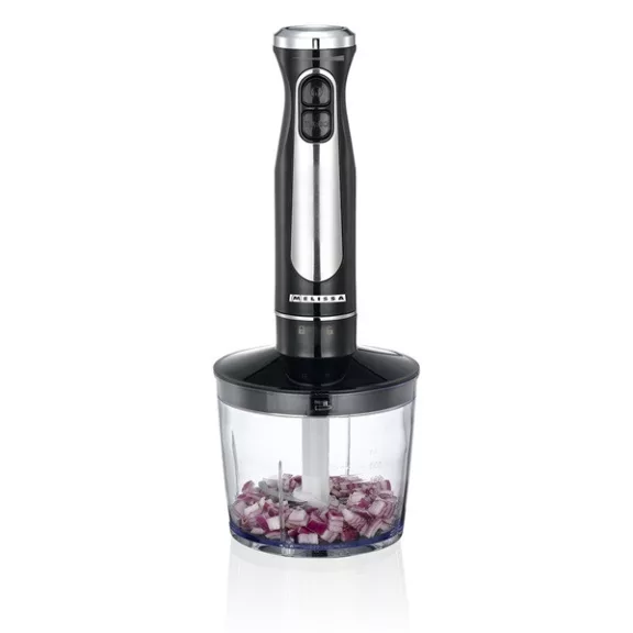 MELISSA botmixer készlet, 600 W | 2 sebességfokozat | Változtatható sebességbeállítás | Mini aprító | Habverő | Turmix
