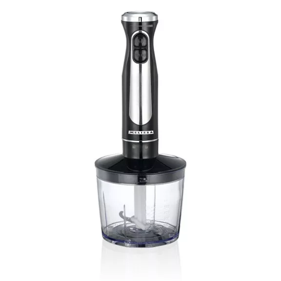 MELISSA botmixer készlet, 600 W | 2 sebességfokozat | Változtatható sebességbeállítás | Mini aprító | Habverő | Turmix