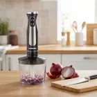 MELISSA botmixer készlet, 600 W | 2 sebességfokozat | Változtatható sebességbeállítás | Mini aprító | Habverő | Turmix