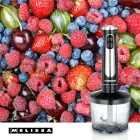 MELISSA botmixer készlet, 600 W | 2 sebességfokozat | Változtatható sebességbeállítás | Mini aprító | Habverő | Turmix