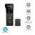 Nedis WIFICDP21BK WIFI videó kapucsengő (kapu telefon), 3MP Full HD 1296p, felhőtárhely / microSD foglalat, akkumulátor