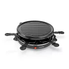 MELISSA raclette - gourmet - grill sütő, 6 személyes, 800 W | O 29 cm | Tapadásmentes bevonat