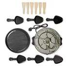 MELISSA raclette - gourmet - grill sütő, 6 személyes, 800 W | O 29 cm | Tapadásmentes bevonat