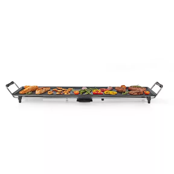 MELISSA teppanyaki látvány grillsütő, 1800W, szabályozható hőmérséklet, csepptálca, sütőfelület 90 x 23 cm MELISSA teppanyaki látvány grillsütő, 1800W, szabályozható hőmérséklet, csepptálca, sütőfelület 90 x 23 cm