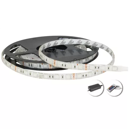 LED szalag szett 5m, RGB